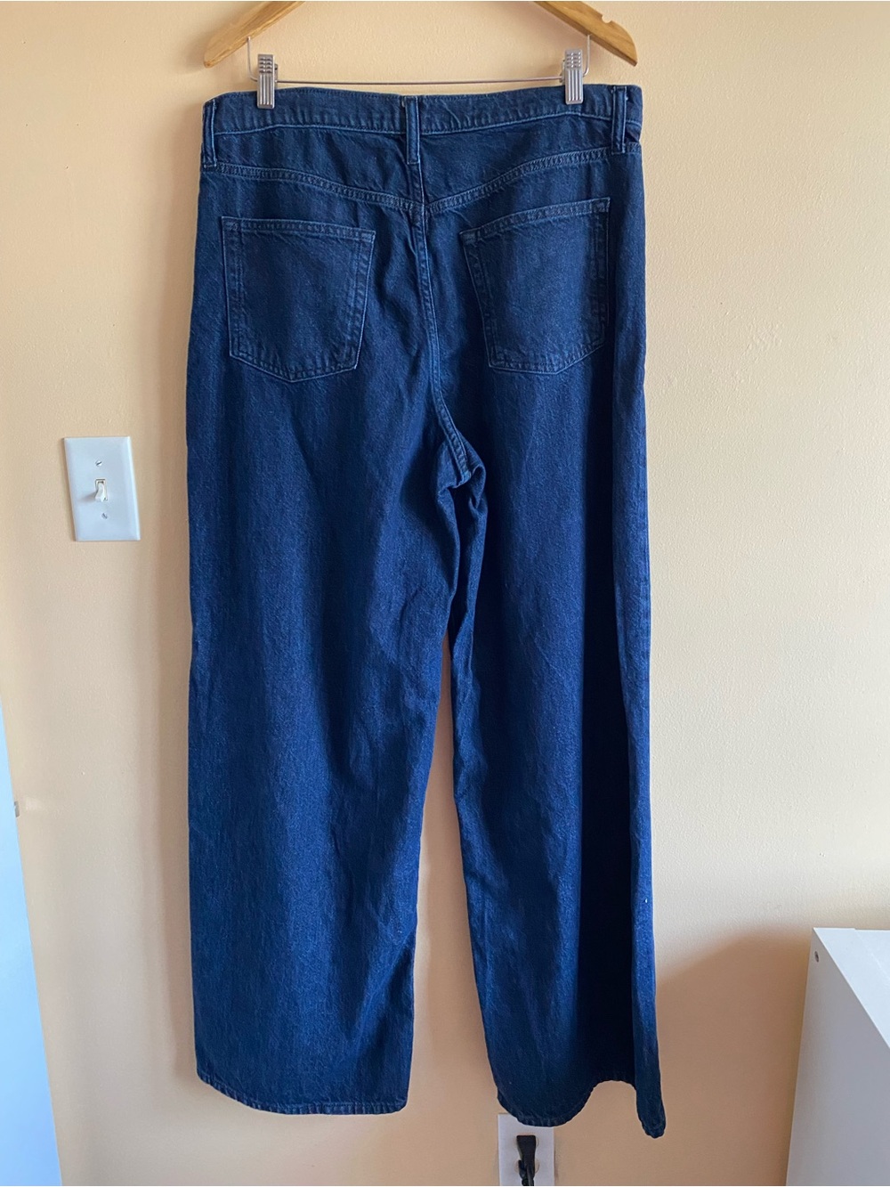 GAP Mid Rise Ultra Soft Baggy Jeans Woman 32/14 TALL Blue Lyocell Slouchy 2024 - Picture 4 of 16